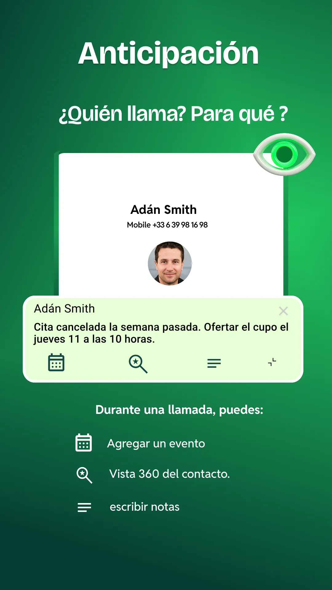 Interfaz de MemoCallPro