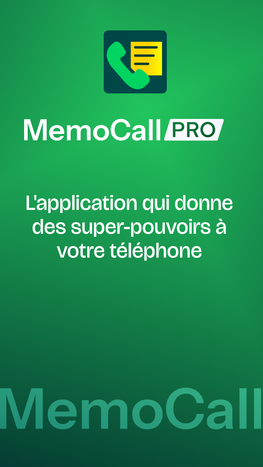 Aperçu MemoCallPro